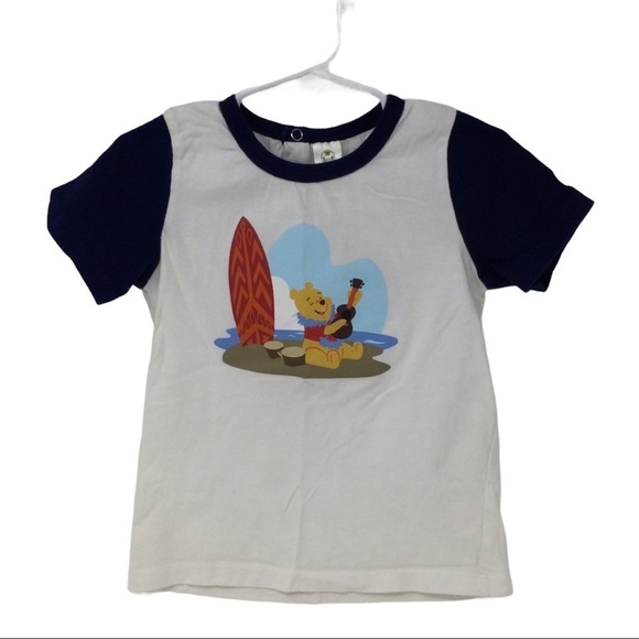 Disney store Winnie the Pooh color block shirt - Picture 1 of 9